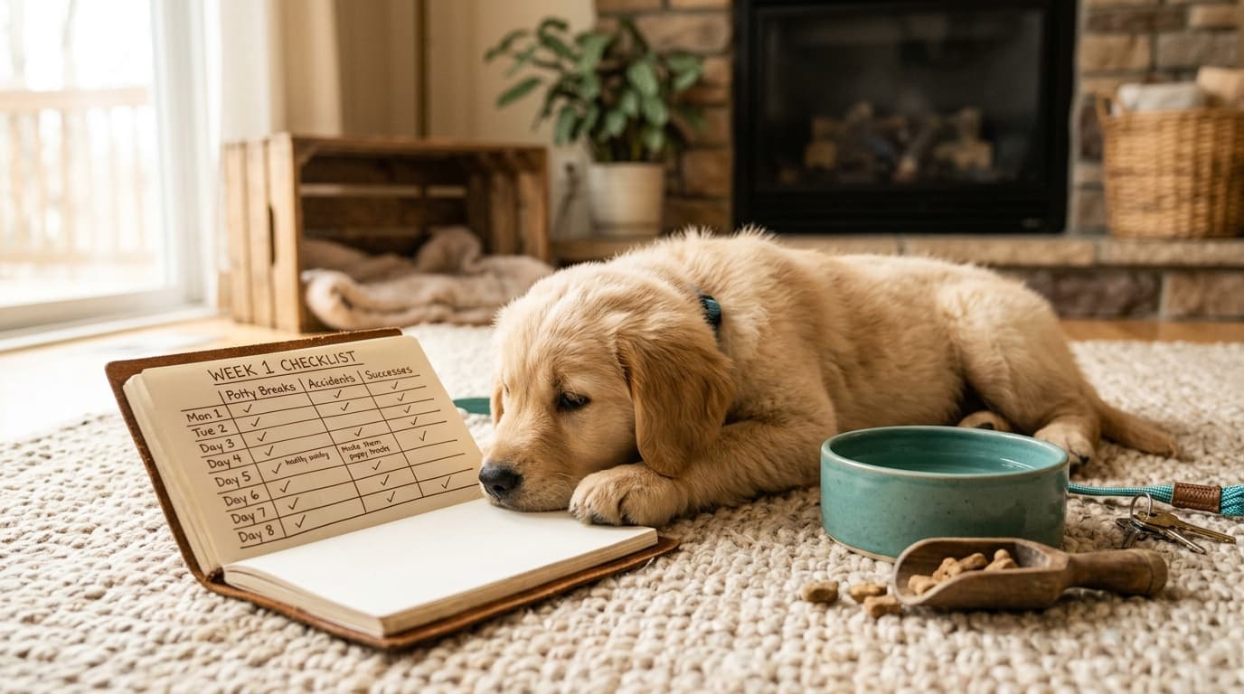 Puppy Potty Training: The 2-Week Checklist