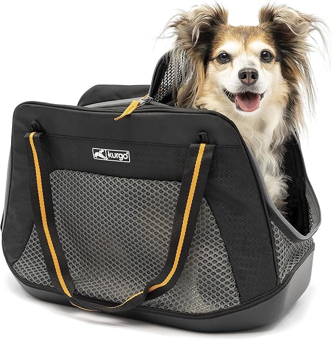 Kurgo Explorer Dog Carrier - Comfortable Carrier for Travel - Water-Resistant Armorsole Base - Airline Compliant - Stora