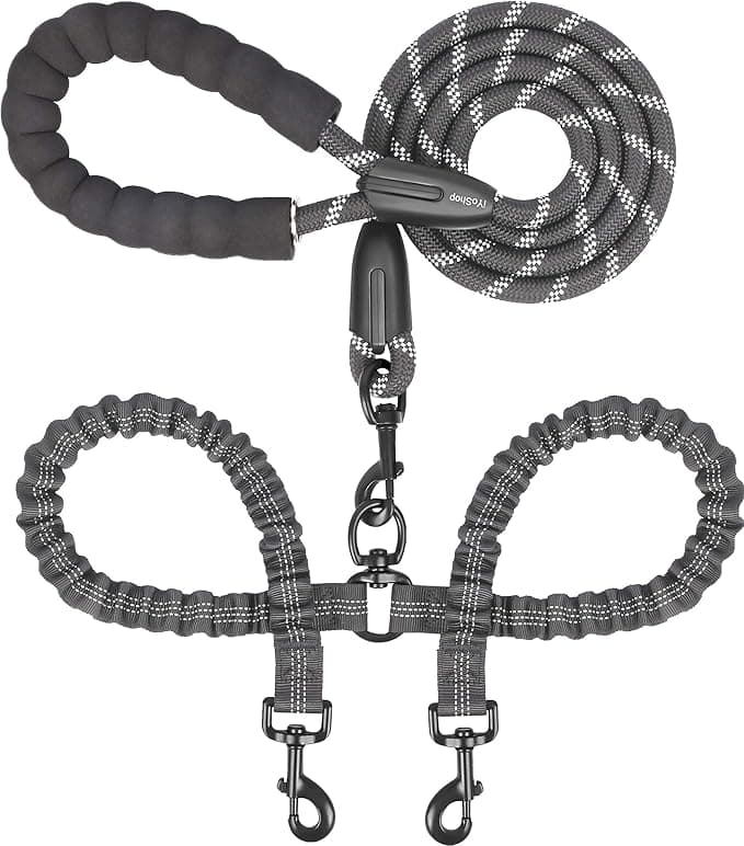 iYoShop Double Handle Dog Leash