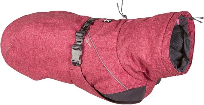 Hurtta Expedition Parka, Winter Dog Coat, Beetroot, 12 in