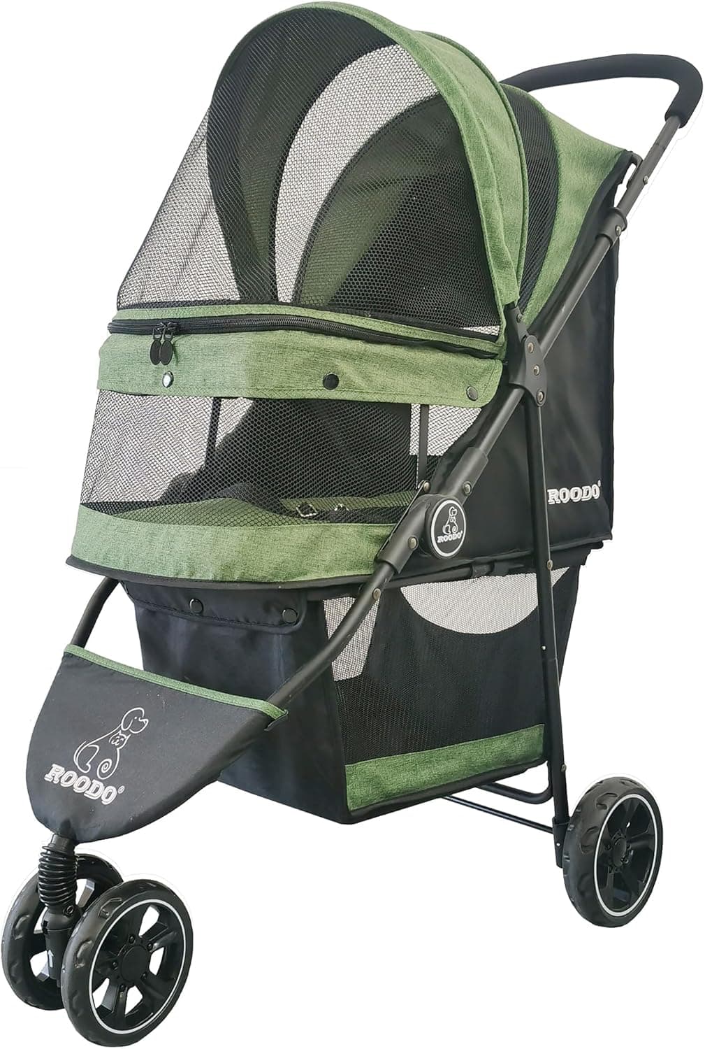 ROODO 3-Wheel Foldable Pet Stroller
